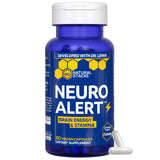 NATURAL STACKS NeuroAlert supplement front view packaging
