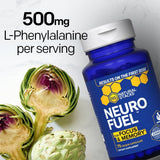 NATURAL STACKS NeuroFuel Focus Supplement back view