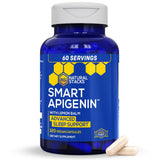 NATURAL STACKS Smart Apigenin Sleep Supplement 120 Count Capsules front view