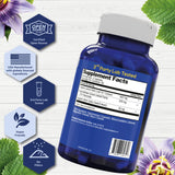 NATURAL STACKS Smart Apigenin Sleep Supplement 120 Count Capsules side view
