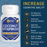 NATURAL STACKS Vitamin D3 Softgels back view with ingredient list