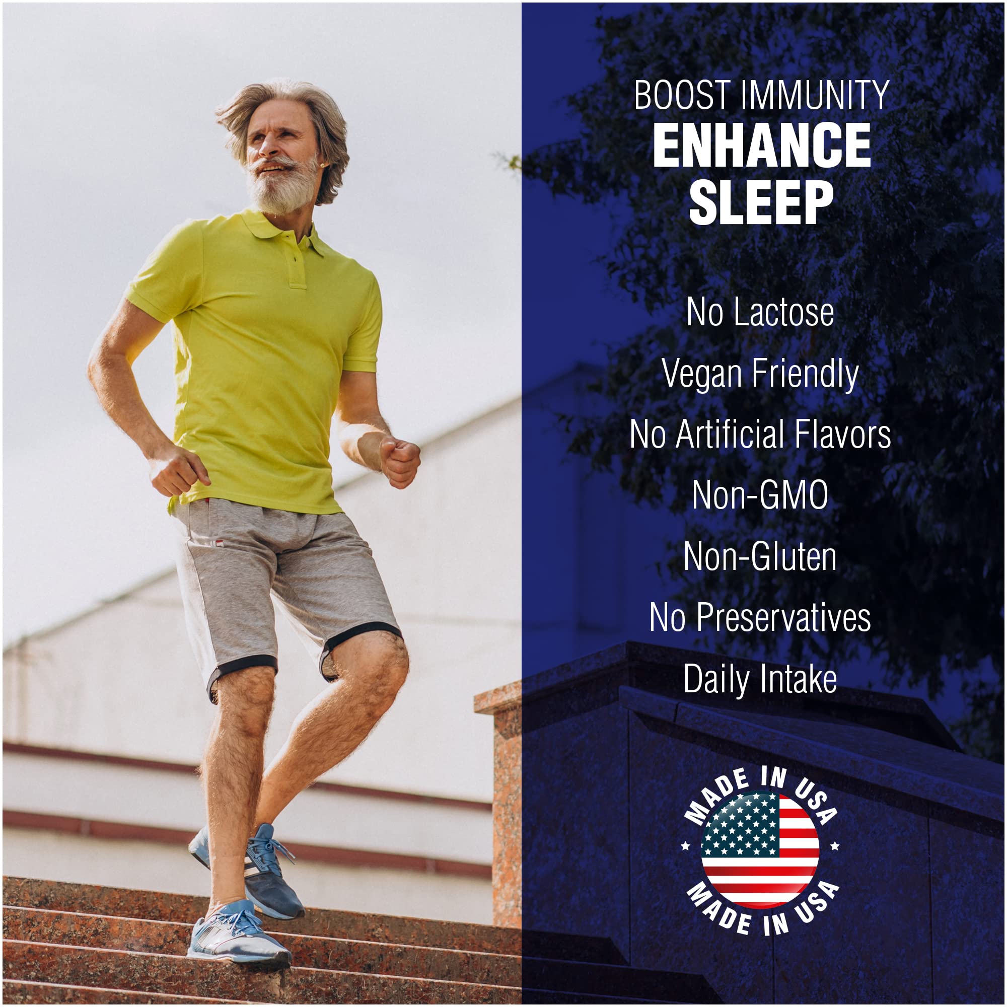 Natural Systems Naturasys Melatonin 3 Mg + Vitamin B6 60 Capsules close-up of capsules