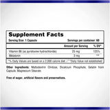 Natural Systems Naturasys Melatonin 3 Mg + Vitamin B6 60 Capsules side view