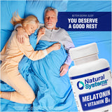 Natural Systems Naturasys Melatonin 3 Mg + Vitamin B6 60 Capsules with dosage information