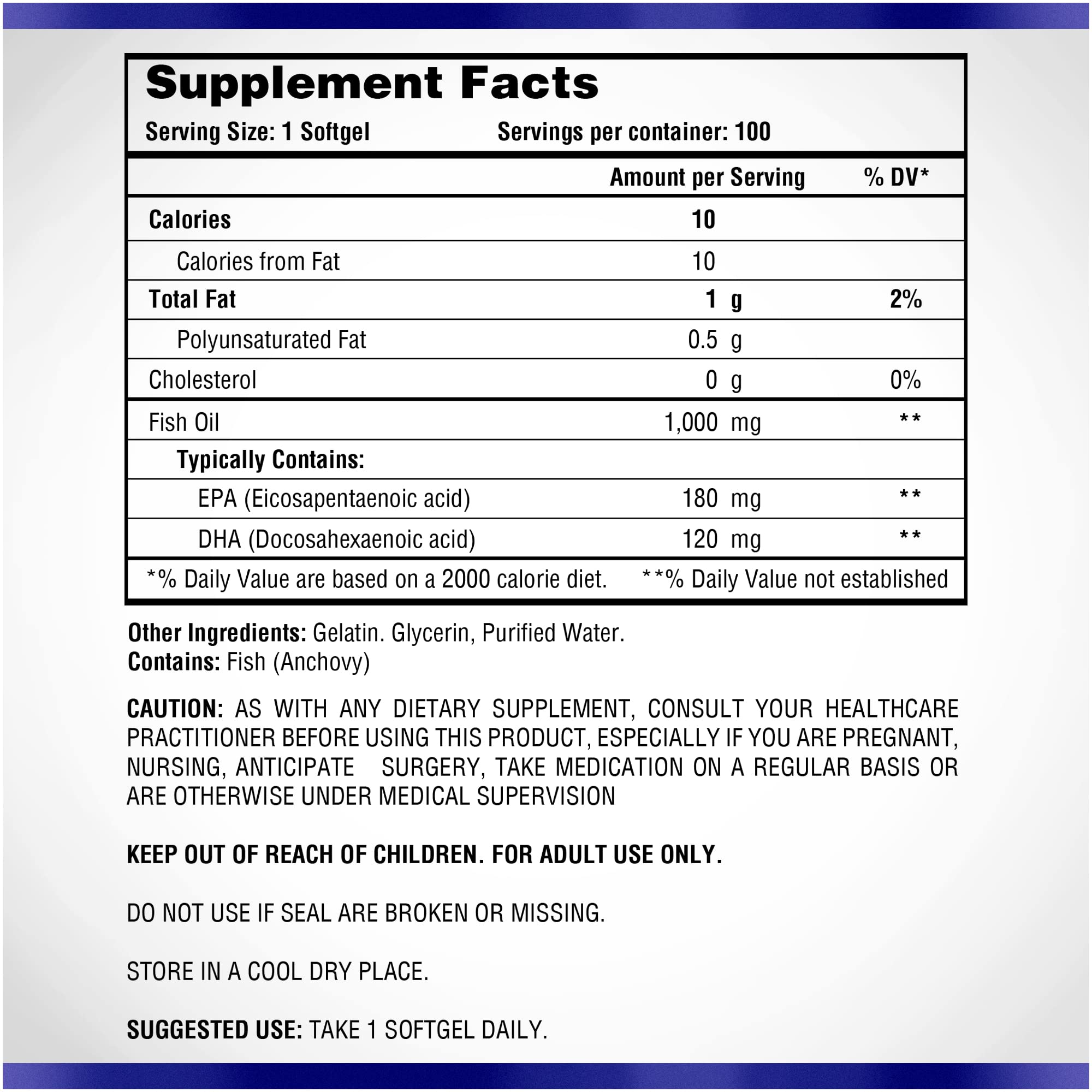 Natural Systems Omega 3 Fish Oil 1000mg Softgels close-up