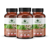Natural Vida Horse Chestnut bottle side view showing label