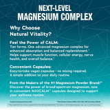 Natural Vitality CALM 10-in-1 Magnesium Complex on a wooden table