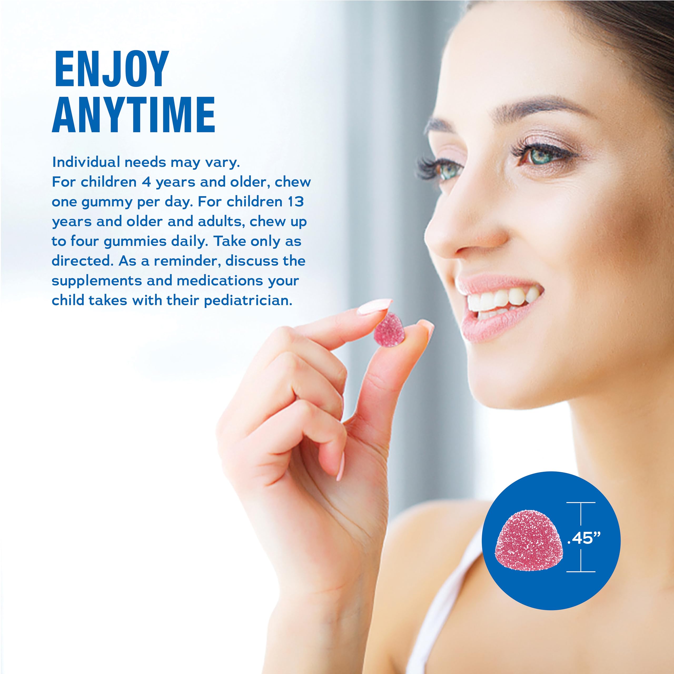 Natural Vitality CALM Gummies packaging with raspberry lemon flavour