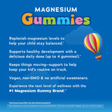 Natural Vitality Calm Kids Magnesium Gummies bottle with sweet citrus flavour