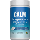 Natural Vitality Calm Magnesium 120 CT vegan capsules front view