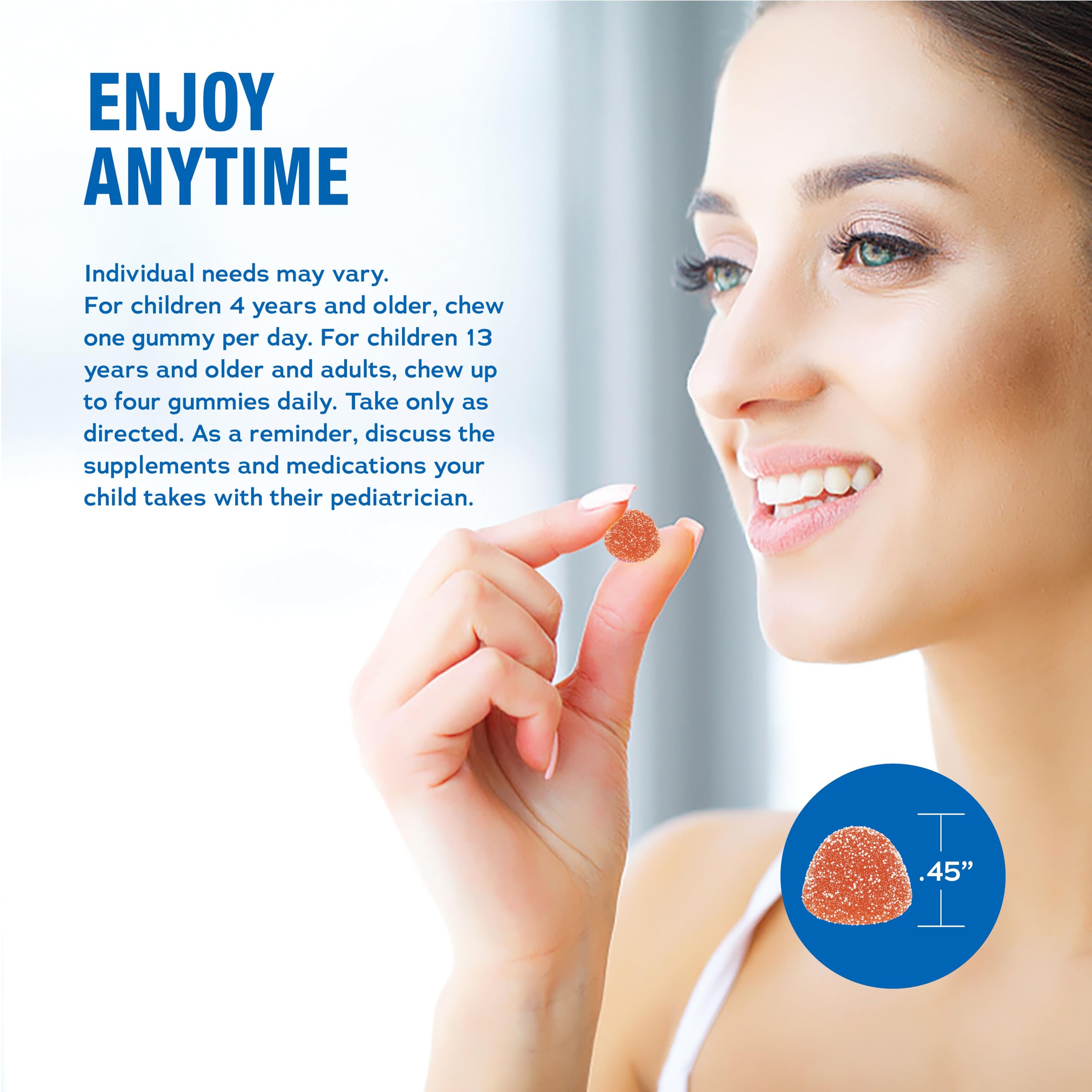 Natural Vitality Calm Magnesium Gummies packaging side view