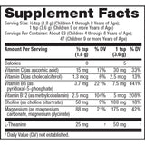 Natural Vitality CALM Mind Magnesium Supplement Drink Mix 340g back view
