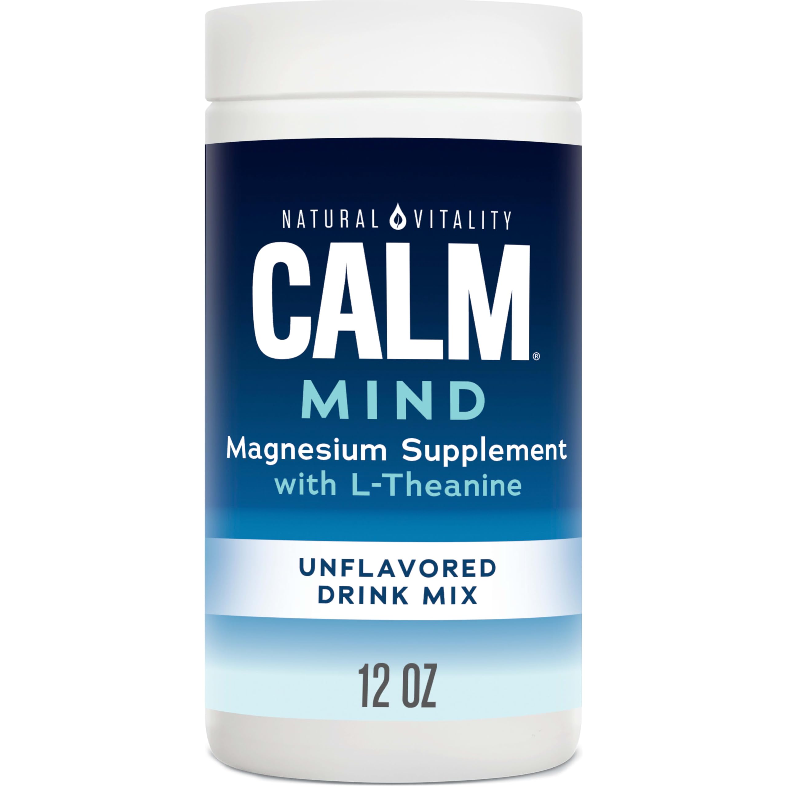 Natural Vitality CALM Mind Magnesium Supplement Drink Mix front view
