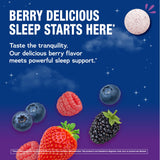 Natural Vitality Calm Sleep Melatonin Fast Dissolve Tablets on a table