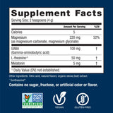 Natural Vitality Calmful Sleep Nutrient Drink 113g ingredients list