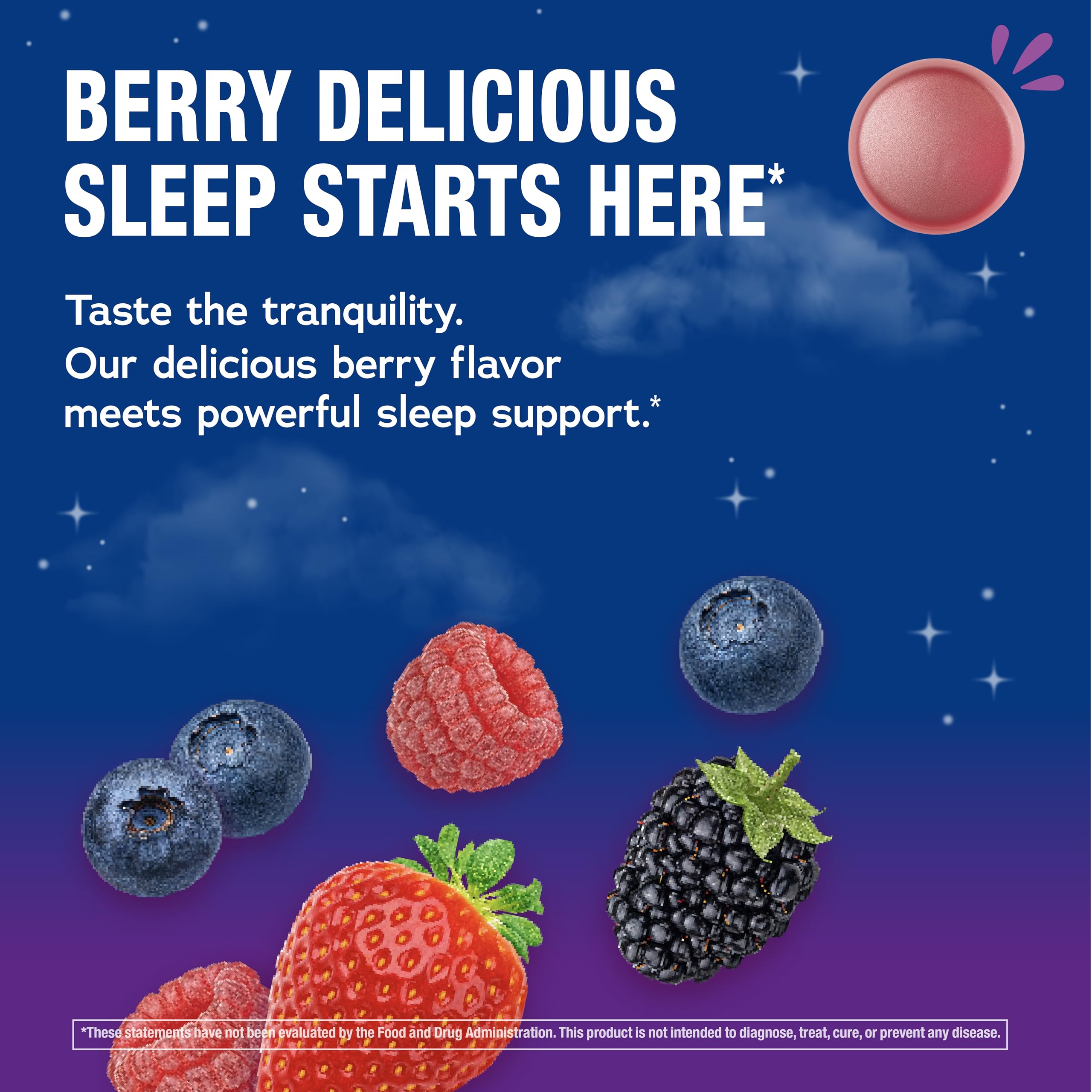 Natural Vitality CALMSleep Max Strength Melatonin Gummies ingredients list