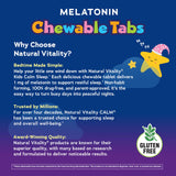 Natural Vitality Kids CALMSleep™ Chewable Tablets grape flavour chewable tablet