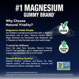 Natural Vitality Sleep Magnesium Gummies close-up of gummies
