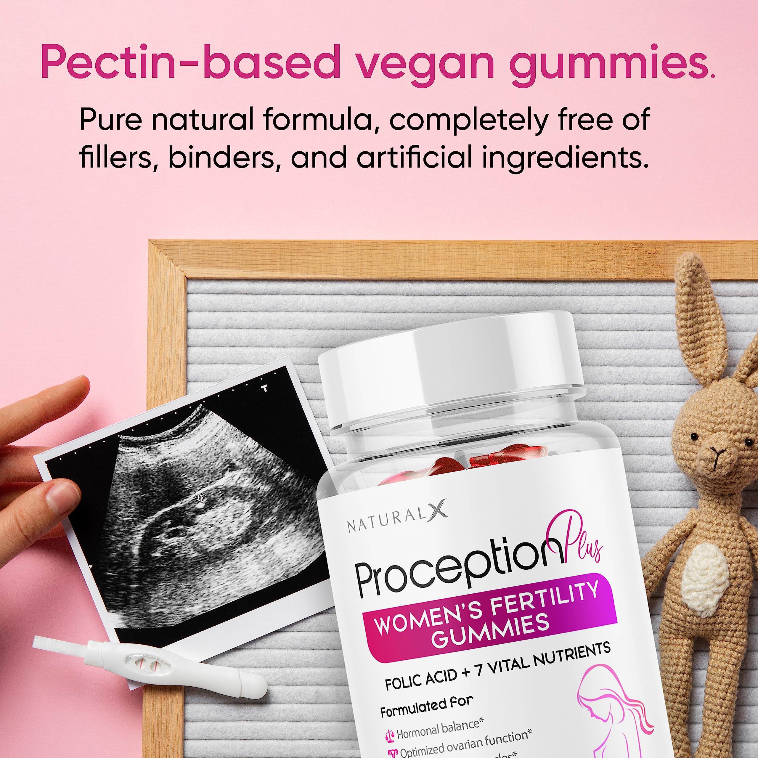 Natural X Prenatal Vitamins Gummies nutritional information