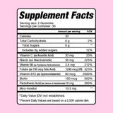 Natural X Prenatal Vitamins Gummies packaging side view