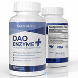NATURALABS DAO Enzyme+ Multi-Enzymes supplement bottle front view