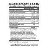 NATURALABS Flow+ Female Vitality Supplement displayed with other herbal supplements