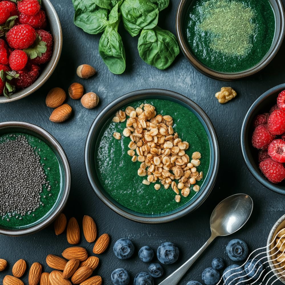 NaturaleBio Organic Spirulina Powder lifestyle scene