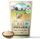 NaturaleBio Psyllium Husk 200g front view
