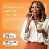 NaturaLife Labs Acetyl L-Carnitine 1500mg vegan capsules with measuring spoon