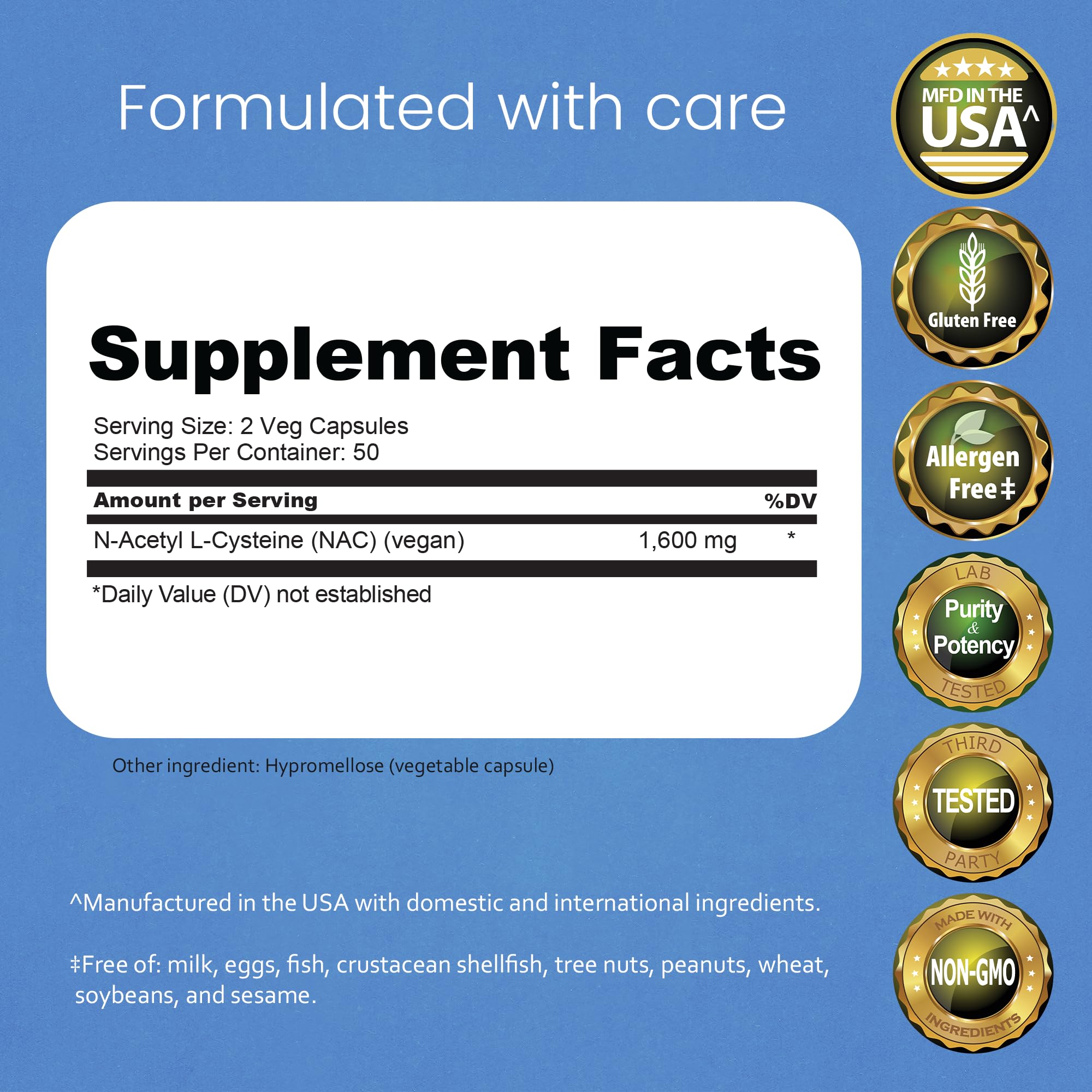 NaturaLife Labs Acetyl-L-Carnitine capsules close-up