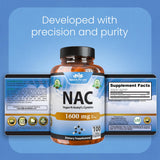 NaturaLife Labs Acetyl-L-Carnitine capsules on a kitchen counter