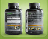 NaturaLife Labs Activated Charcoal Capsules back view showing ingredients