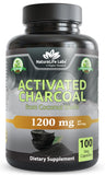 NaturaLife Labs Activated Charcoal Capsules bottle front view