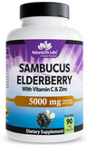 NaturaLife Labs Elderberry Supplement bottle front view