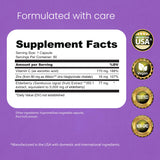 NaturaLife Labs Elderberry Supplement vegetable capsules close-up