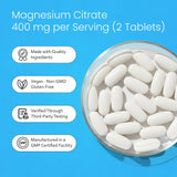 NaturaLife Labs Magnesium Citrate 400 mg tablets close-up