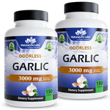 NaturaLife Labs Odorless Garlic Softgels bottle front view