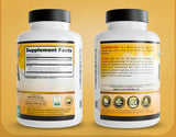 NaturaLife Labs Organic Maca Root Supplement bottle in a wellness setting