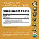 NaturaLife Labs Organic Maca Root Supplement side view showing clean label