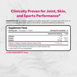 Naturalis Collagen Powder 198g back view with ingredient list