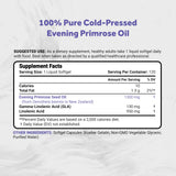 Naturalis Evening Primrose Oil 1300mg Softgel back view