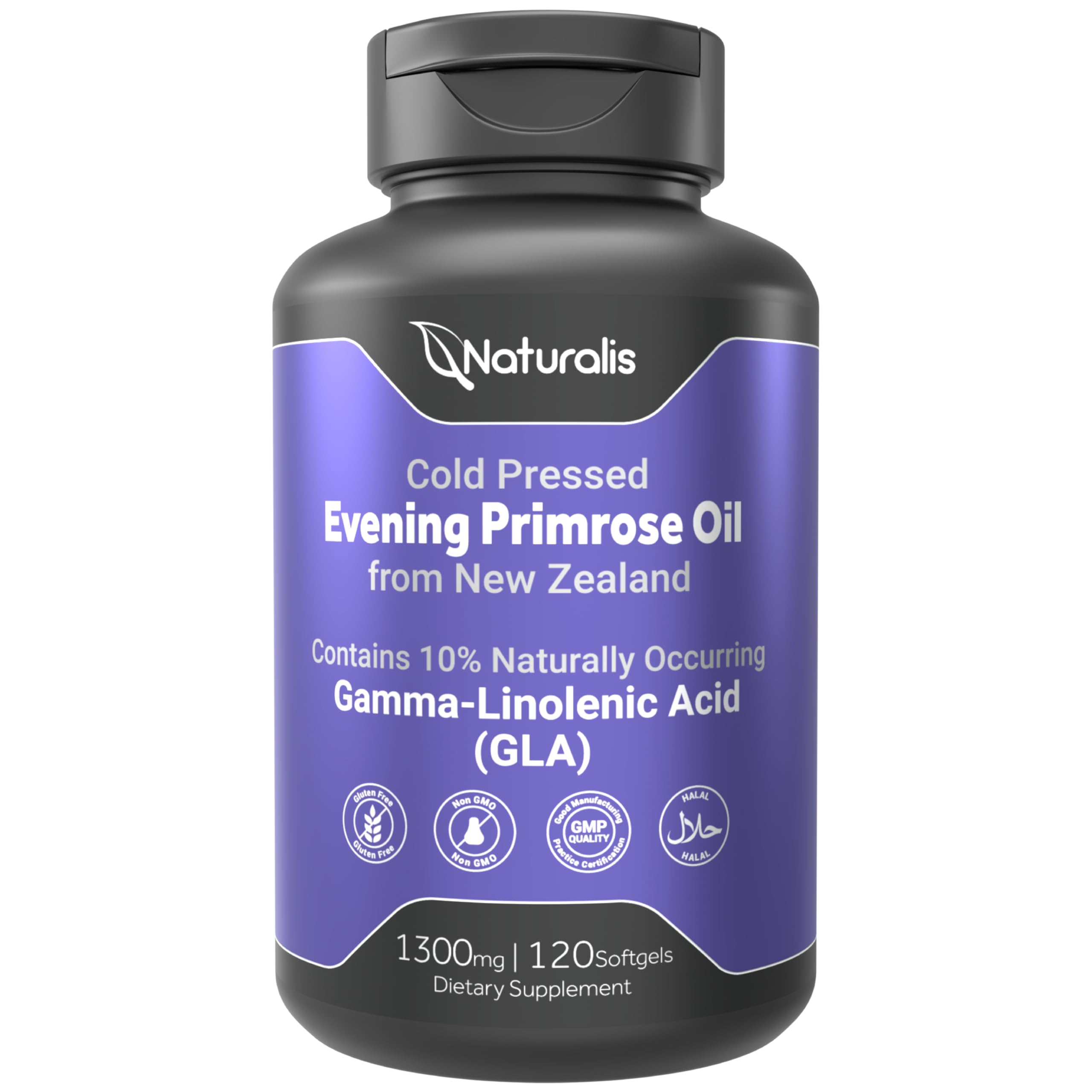 Naturalis Evening Primrose Oil 1300mg Softgel front view