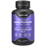 Naturalis Evening Primrose Oil 1500mg organic softgels front view