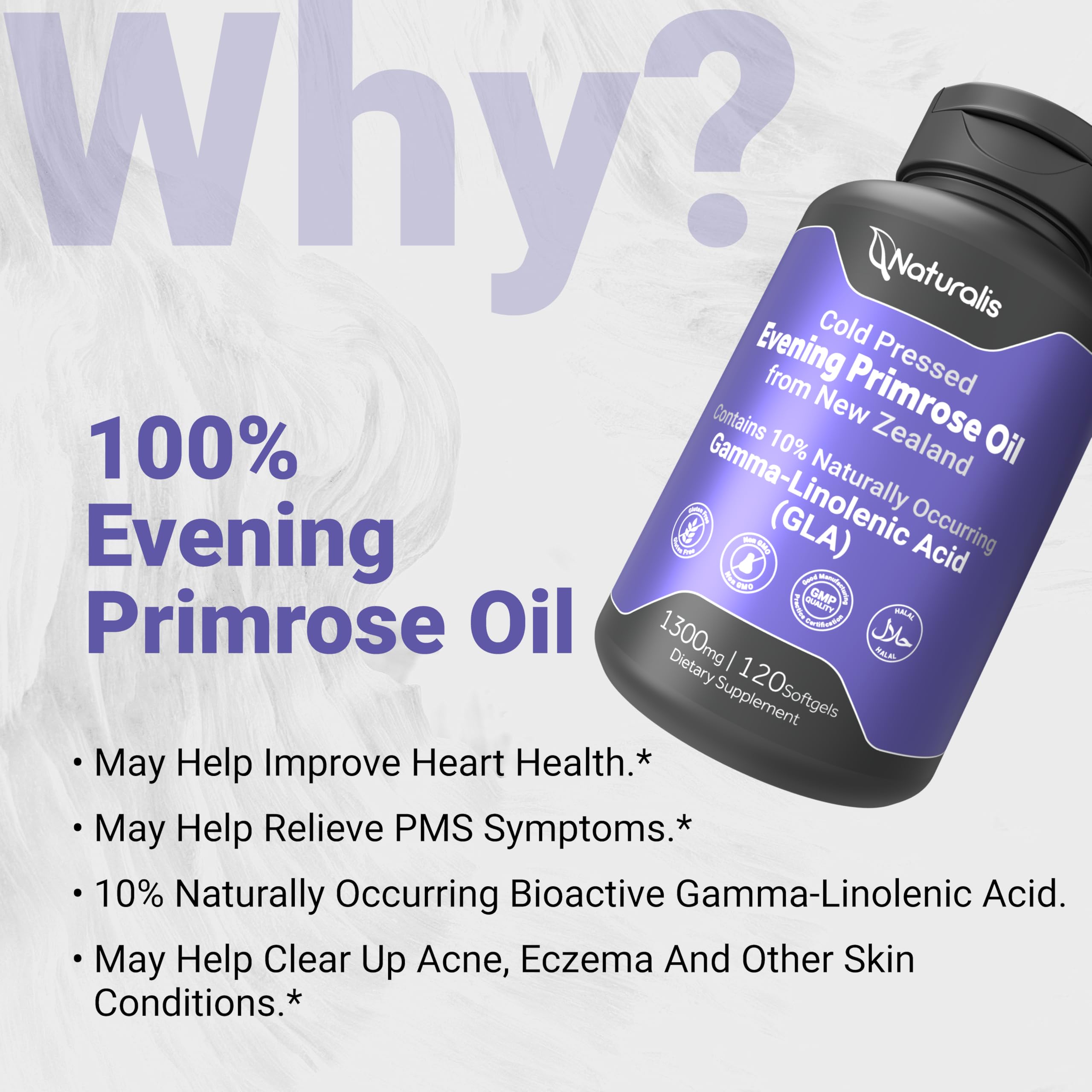 Naturalis Evening Primrose Oil packaging
