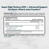 Naturalis Fish Oil Supplement 1000mg EPA side view