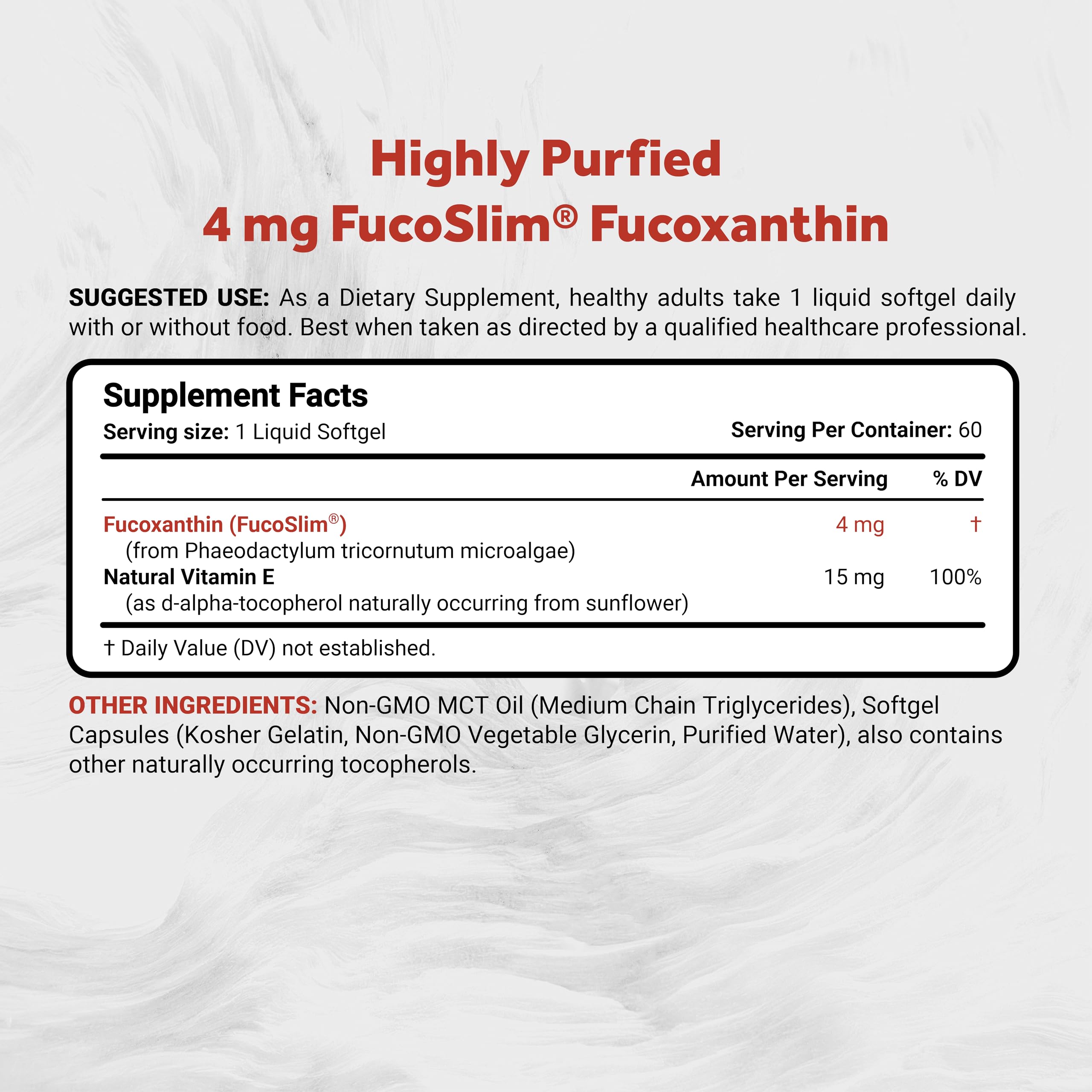 Naturalis FucoSlim Fat Burner softgel capsules close-up