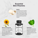 Naturalis Hyaluronic Acid Collagen Supplement softgel capsules in hand