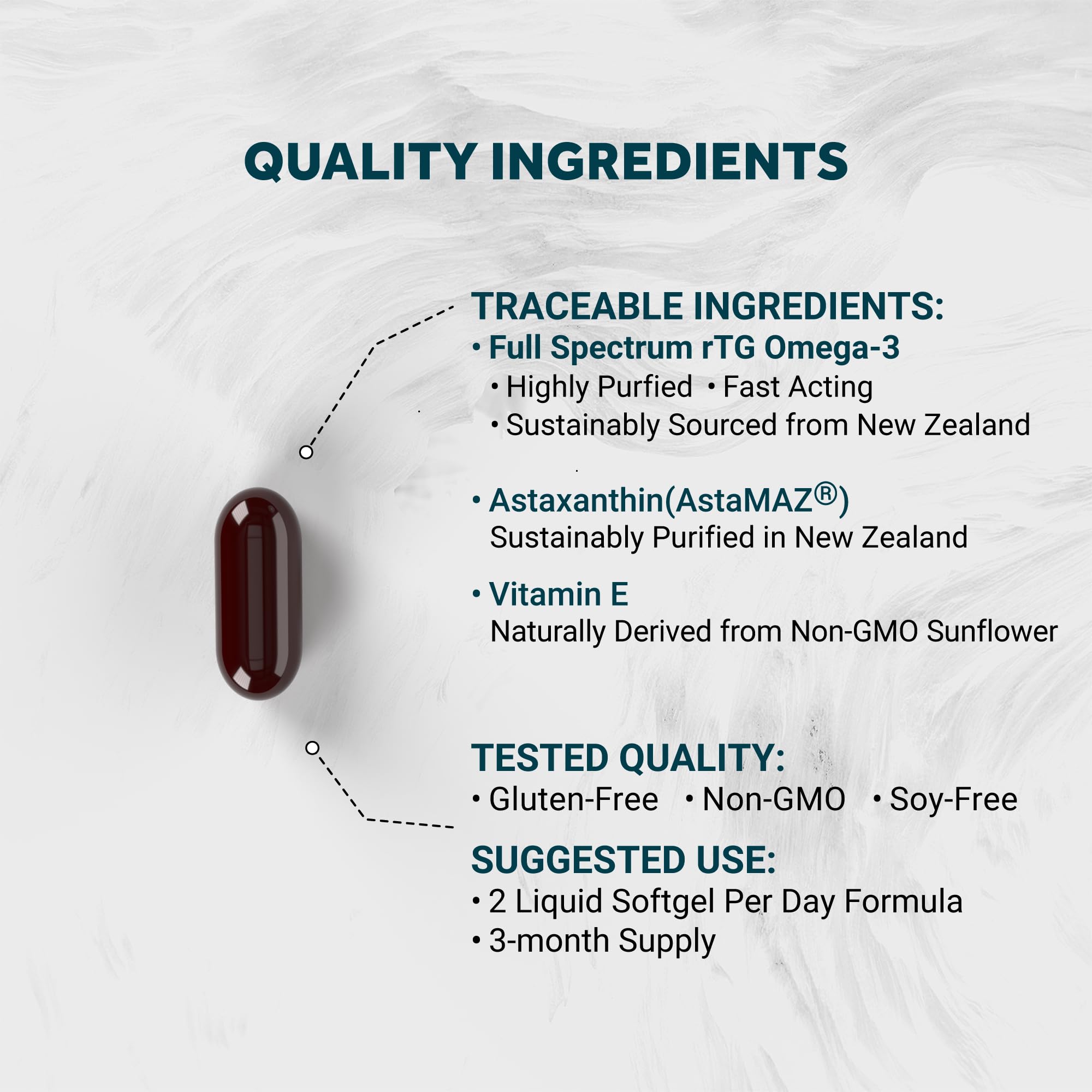 Naturalis Omega-3 Fish Oil softgel bottle side view