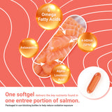 Naturalis Salmon Oil Fish Oil Supplement 132g packaging