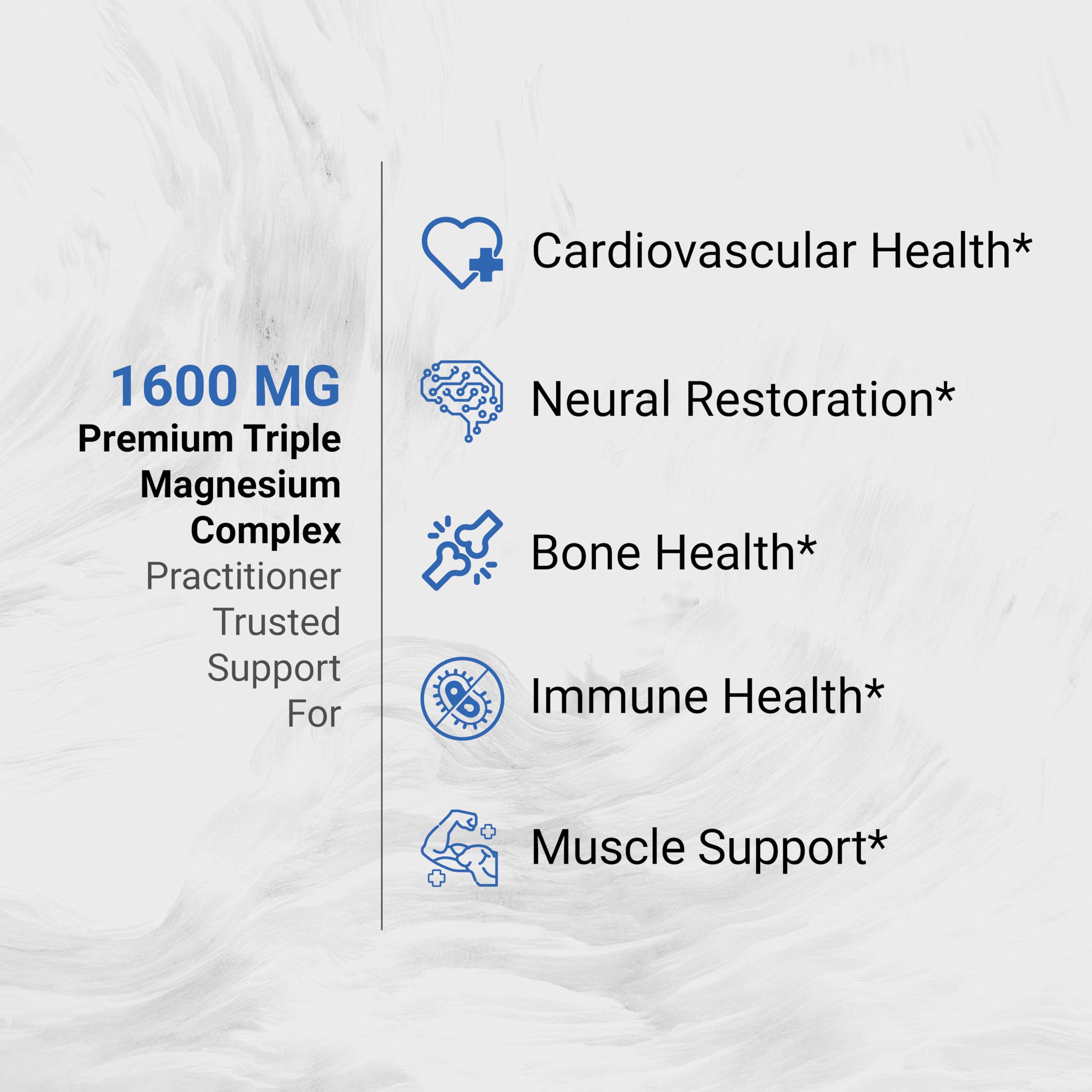 Naturalis Triple Magnesium Complex 250mg vegan capsules back view